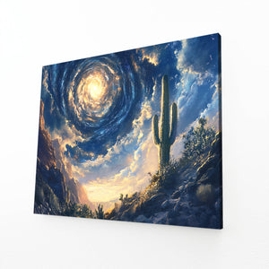 Huricain Cactus Art Print