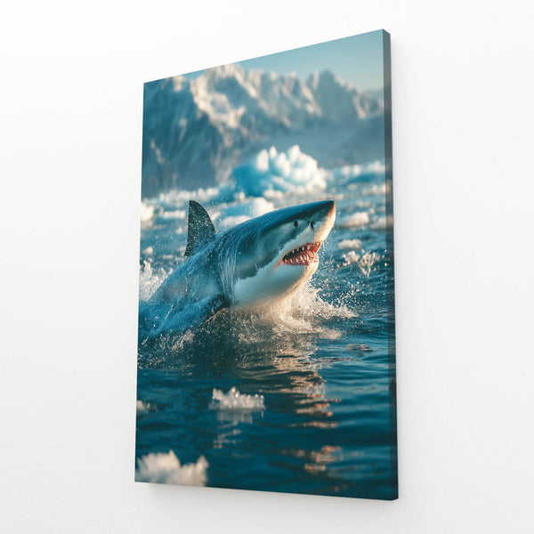 Ice Shark Canvas