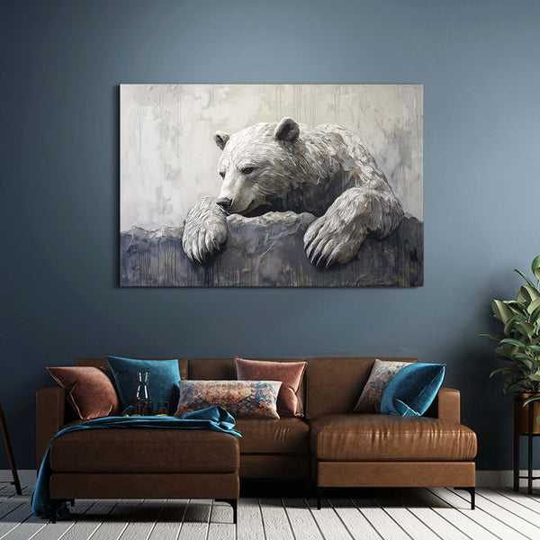 Impressionism Bear Wall Art
