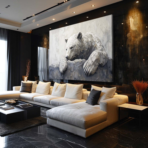 Impressionism Bear Wall Art