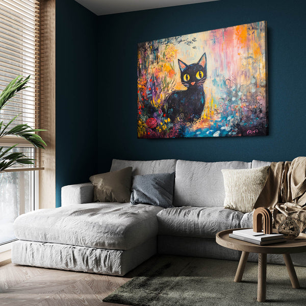 Impressionist Cat Wall Art