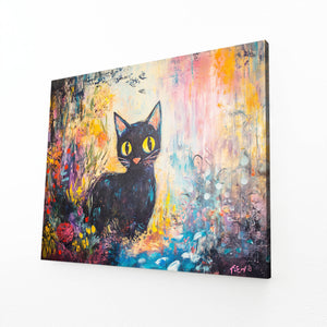 Impressionist Cat Wall Art