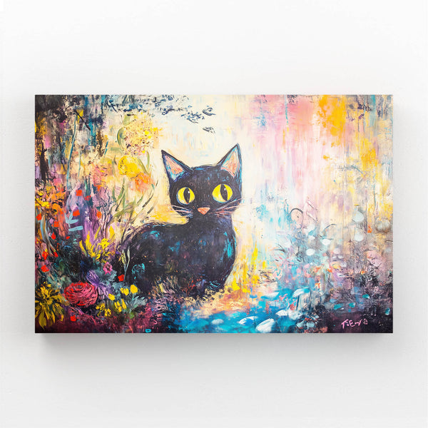 Impressionist Cat Wall Art