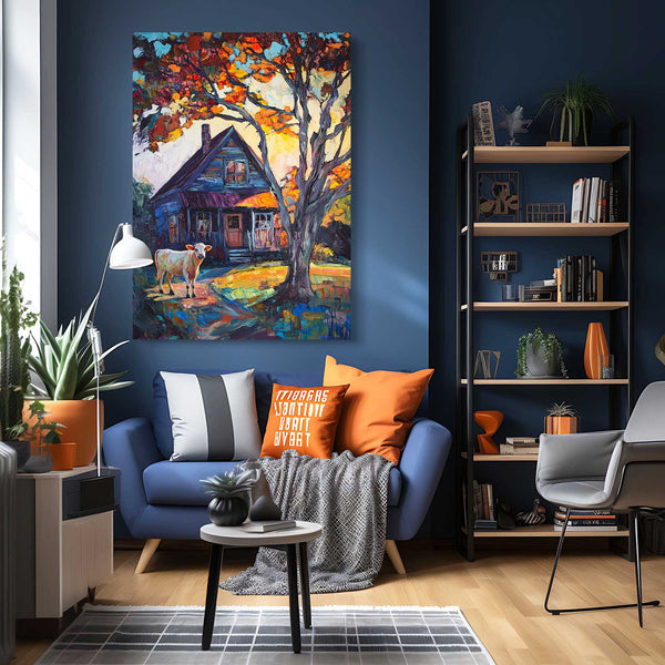 Impressionist Cow Print