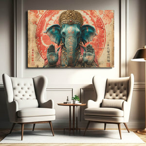 Indian Elephant Art Decor | MusaArtGallery™