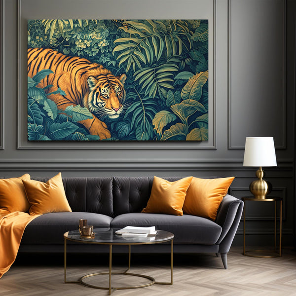 Indian Tiger Art | MusaArtGallery™