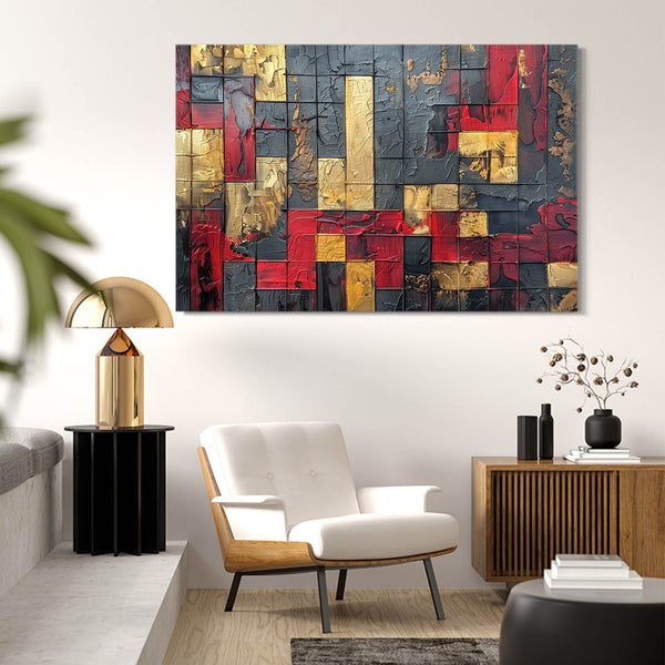 Industrial Grid Mexican Wall Art | MusaArtGallery™