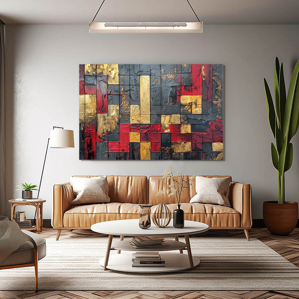 Industrial Grid Mexican Wall Art | MusaArtGallery™