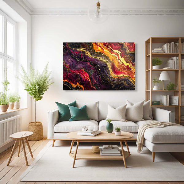 Inferno Waves Abstract Art | MusaArtGallery™