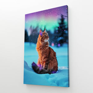 Innocent Cat Art Canvas | MusaArtGallery™