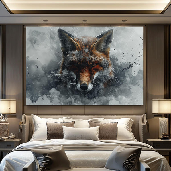 Intense Gaze Fox Art | MusaArtGallery™