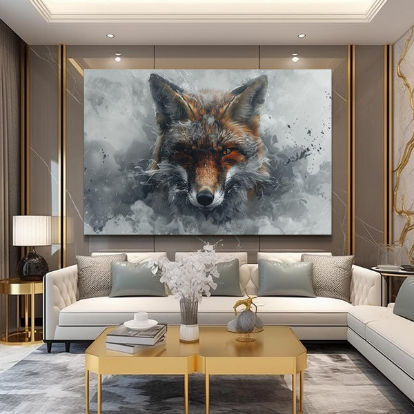 Intense Gaze Fox Art | MusaArtGallery™