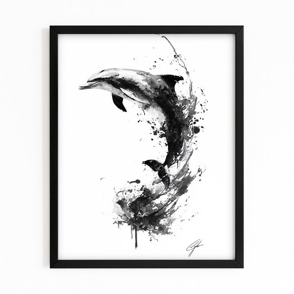 Japanese Dolphin Art