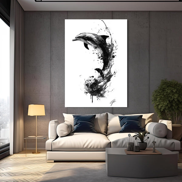 Japanese Dolphin Art