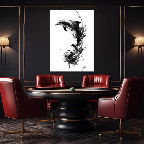 Japanese Dolphin Art
