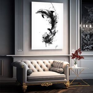 Japanese Dolphin Art