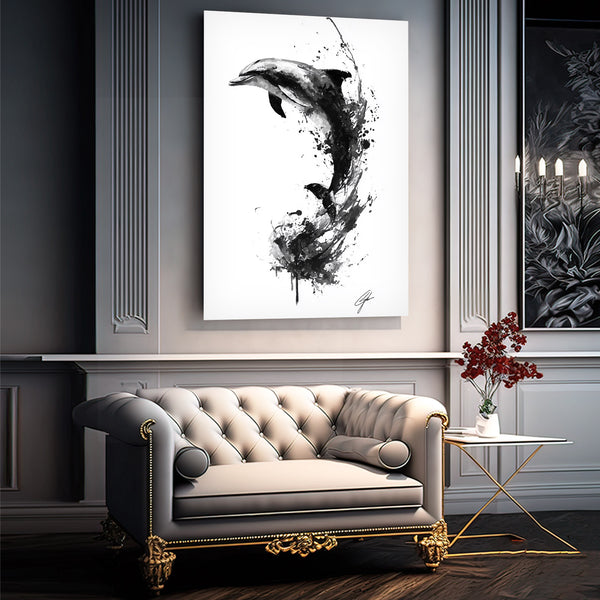 Japanese Dolphin Art