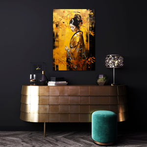 Japanese Kimono Portrait Wall Art | MusaArtGallery™ 