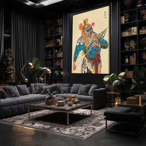 Japanese Leopard Wall Art
