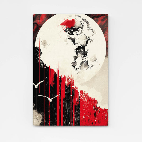 Japanese Moon Canvas Art   | MusaArtGallery™