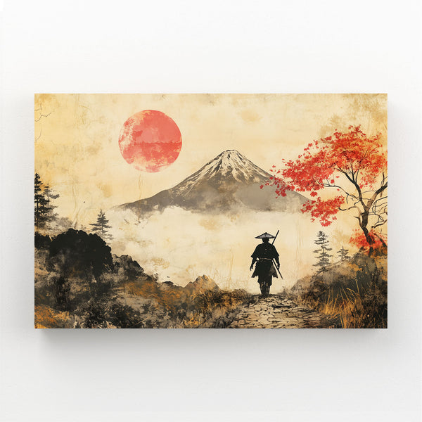 Japanese Samurai Art Canvas