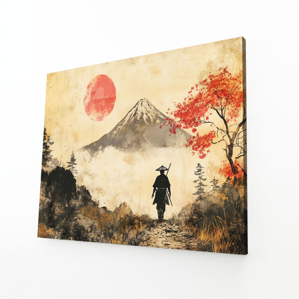 Japanese Samurai Art Canvas