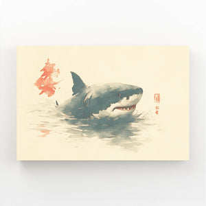 Japanese Shark Artwork