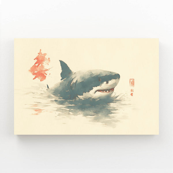Japanese Shark Artwork