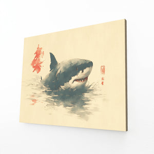Japanese Shark Artwork