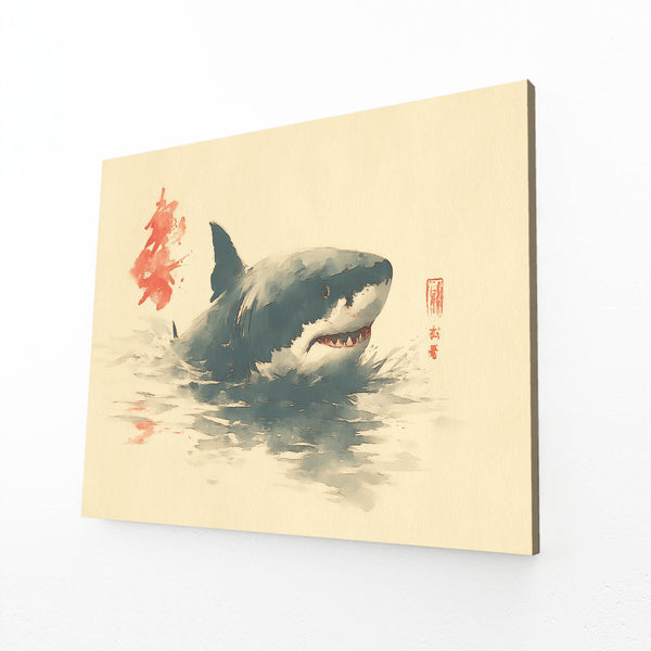 Japanese Shark Artwork