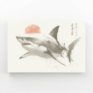 Japanese Shark Wall Art
