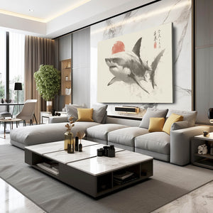 Japanese Shark Wall Art