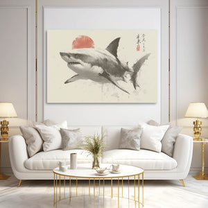Japanese Shark Wall Art