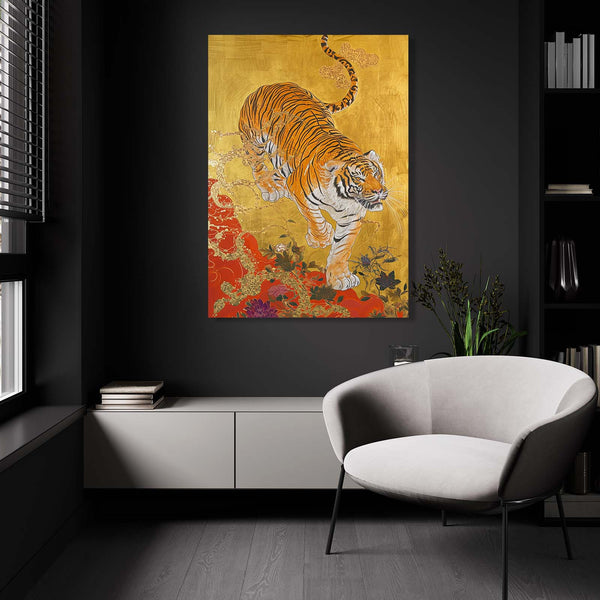 Japanese Traditional Tiger Art  | MusaArtGallery™