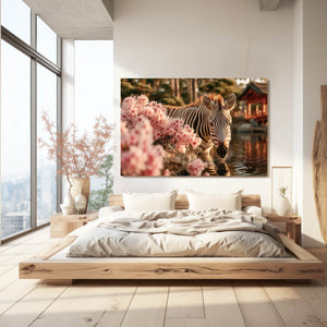 Japanese Zebra Wall Decor