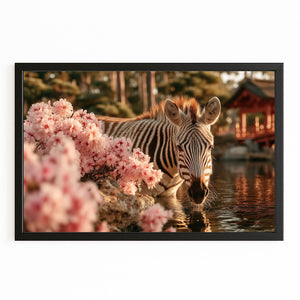 Japanese Zebra Wall Decor