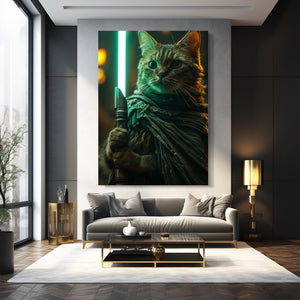 Jedi Cat Art | MusaArtGallery™