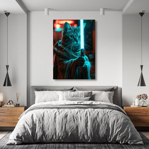 Jedi Cat Wall Art | MusaArtGallery™