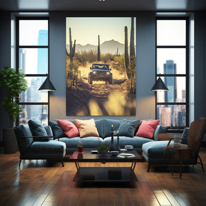 Jeep Cactus Art
