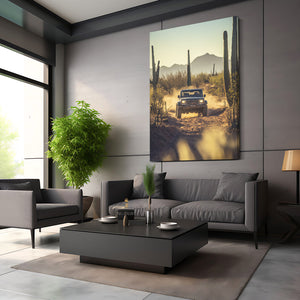 Jeep Cactus Art