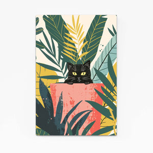 Jungle Peek Cat Art | MusaArtGallery™