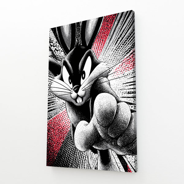 Kid Bunny Rabbit Wall Art