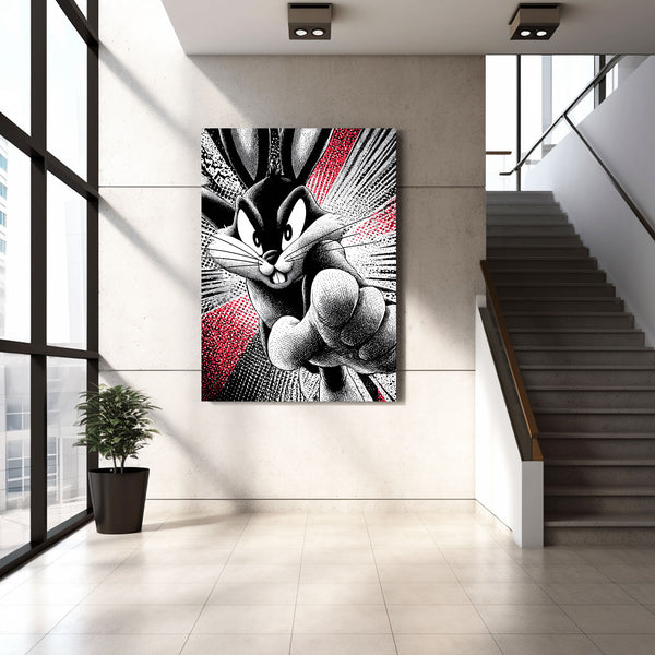 Kid Bunny Rabbit Wall Art