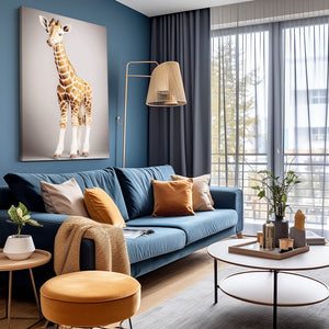 Kid Giraffe Wall Art