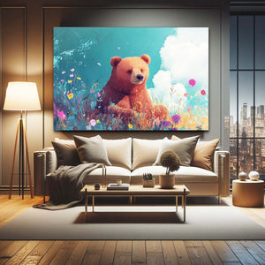 Kid Room Bear Wall Art