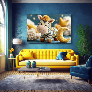 Kid Zebra Wall Art