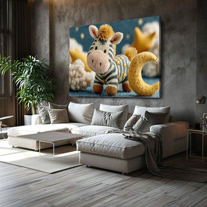 Kid Zebra Wall Art
