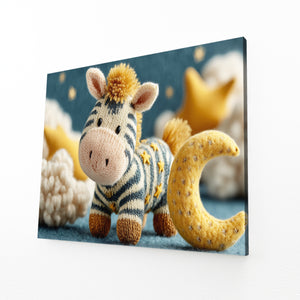 Kid Zebra Wall Art