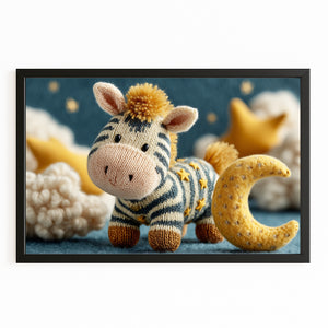 Kid Zebra Wall Art