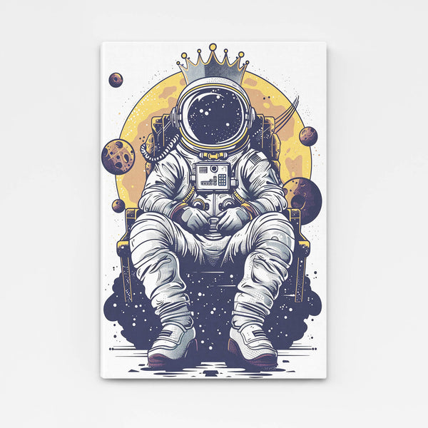 King Astronaut Art  | MusaArtGallery™